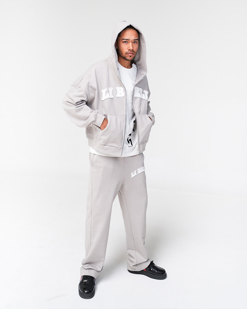 College Logo Tracksuit Grey