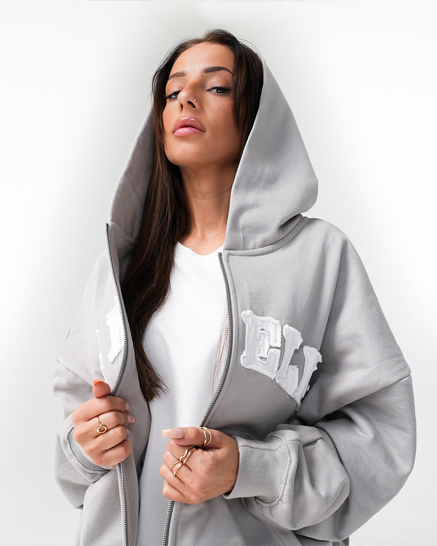 College Logo Tracksuit Grey