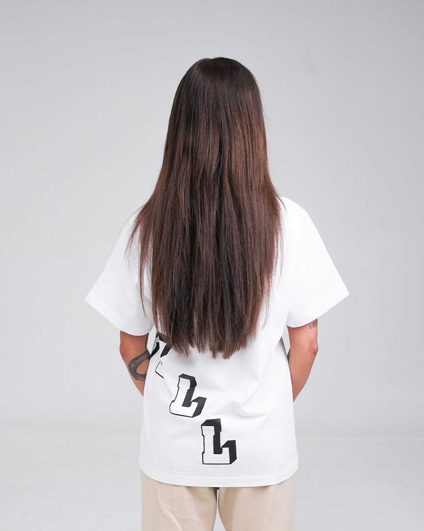 Blocked Tee White