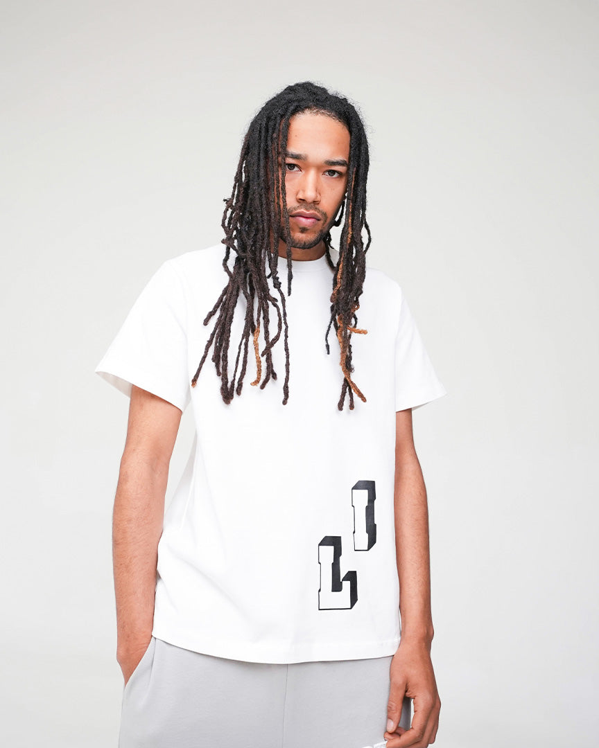 Blocked Tee White